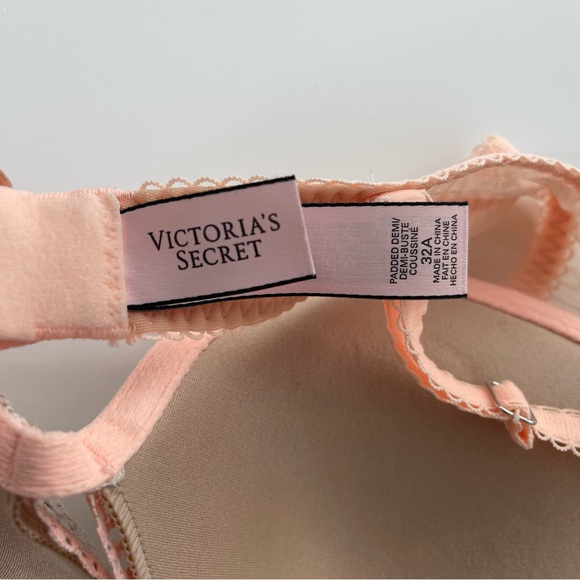 Victoria’s Secret Padded Demi Lace Multicolor Underwire Bra 32A - Picture 5 of 7